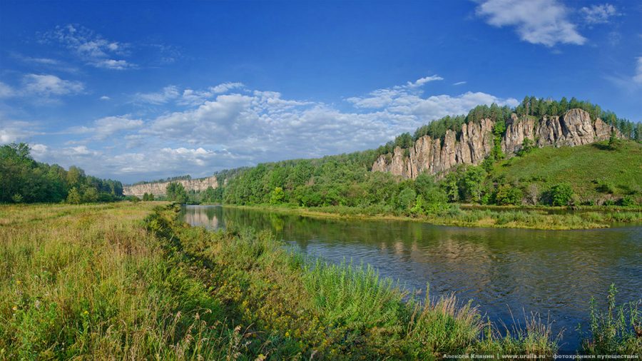 Река Юрюзань Урал