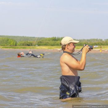 Кайтинг на Аслыкуле