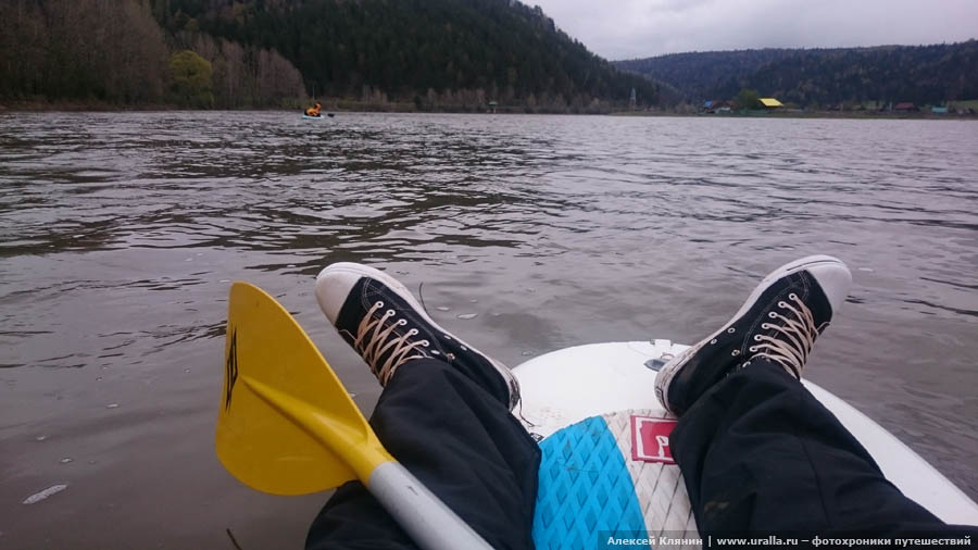 SUP-поход. Весенний сплав по Инзеру
